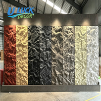 Panneau mural en polyuréthane imitation pierre 3D, imperméable, en forme de champignon, vente en gros d'usine OEM