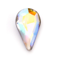Lan Guang Vente en gros Strass en cristal goutte d'eau 5*8mm à dos pointu, perles fantaisie en verre de haute qualité sans nickel pour ongles