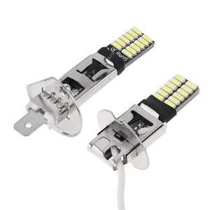 H1 H3 Canbus Super Bright LED Bulb Car Fog Light Bulbs Headlights 4014 24SMD 12V 6000K Daytime Running Light Auto Driving Lamp - Product Image 3