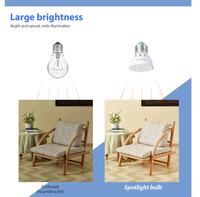 Ampoule LED encastrée GU10 ROOMLUX AC 165-265V Dimmable COB 5W 4000K en aluminium