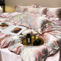 Ensembles de draps d'hôtel en satin de soie Offre Spéciale 100% polyester, ensemble de literie personnalisé, vente en gros, couette de luxe