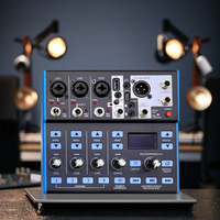 Odak OD60 Mini Console de mixage sonore sans fil avec batterie 4000mAh et effets sonores multiples pour haut-parleurs