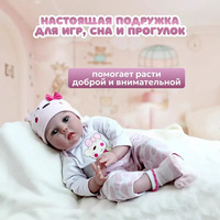 Poupée Reborn de 55 cm entièrement en silicone et vinyle souple, jouet réaliste pour bébé, cadeau