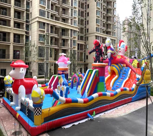 CHIKUN CK 932 Château gonflable géant pour enfants et adultes, matériau PVC, installation facile, capacité de 20 personnes, extérieur - Product Image 4