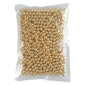 Decorazioni in Zucchero Dorato Lucido, Perle di Zucchero per <span class=keywords><strong>Torte</strong></span>, <span class=keywords><strong>Accessori</strong></span> per Pasticceria, Decorazioni per Feste di <span class=keywords><strong>Compleanno</strong></span>, Solo Decorazioni in Perle di Zucchero - Product Image 3