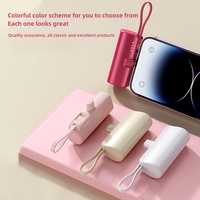 Capsule Portable Batterie Power Bank Pour Téléphone 5000mah Mini Power Bank