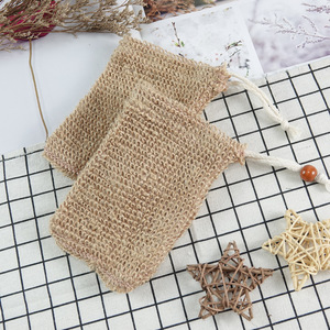 Sacs de savon en fibre de luffa naturelle <span class=keywords><strong>Brosse</strong></span> biologique pour le corps pour mousser et sécher le savon <span class=keywords><strong>Douche</strong></span> Bain Porte-pochette - Product Image 3