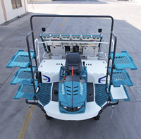 Transplanteur de riz pour machine d'équitation de type conduite agricole à grande vitesse à 6 rangées