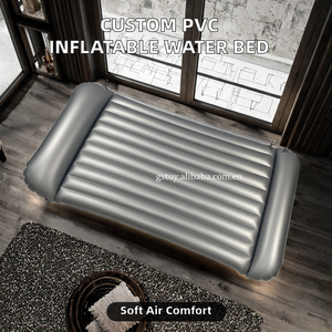 Colchón de Aire Inflable de PVC Moderno, Tamaño Personalizado, con Almohada, para Dormitorio y Hogar - Muebles - Product Image 2
