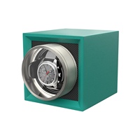 2025 Producto de tendencia Bobinadora de reloj de viaje portátil Bobinadora de reloj de madera de lujo Caja individual para reloj