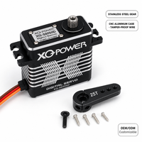 Servomoteur numérique sans noyau étanche XQ-S8050D 54kg, couple élevé, engrenages en acier inoxydable, boîtier CNC, vente directe usine, en gros, 8.4V