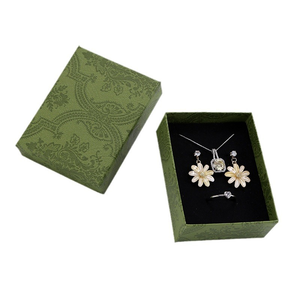 Bán Buôn Men Sơn Màu Xanh Lá Cây Màu Đỏ Trắng Tím Vàng Tông Hộp Đồ Trang Sức Cho Vòng Bông Tai Vòng Đeo Tay Vòng Cổ Bao Bì Hộp - Product Image 5