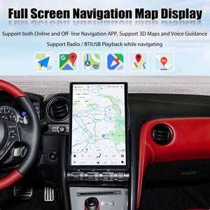 14.4 pouces 128GB Android 13 autoradio sté<span class=keywords><strong>r</strong></span>éo pour Nissan GTR 2008-2015 Carplay lecteur vidéo multimédia GPS Navigation écran tactile - Product Image 6