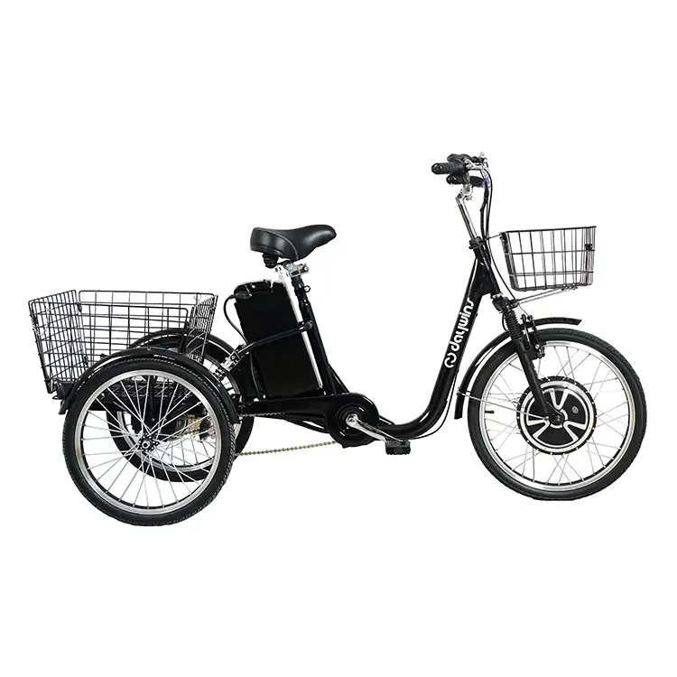 OEM अनुकूलित फैक्टरी मूल्य बिजली trike तीन पहियों वयस्क इलेक्ट्रिक बाइक साइकिल