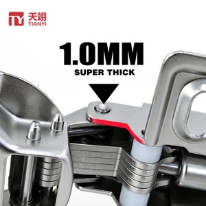 TIANYI Bisagra hidráulica de cierre suave de brazo corto, estilo americano, de acero laminado en frío, para marco de gabinete y puerta de muebles de cocina - Product Image 4