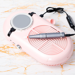 Colector <span class=keywords><strong>de</strong></span> polvo <span class=keywords><strong>de</strong></span> <span class=keywords><strong>uñas</strong></span> acrílico recargable inalámbrico 80W logotipo personalizado máquina <span class=keywords><strong>de</strong></span> manicura fuerte succión <span class=keywords><strong>limpiador</strong></span> <span class=keywords><strong>de</strong></span> <span class=keywords><strong>uñas</strong></span> al vacío Rosa Blanco - Product Image 4