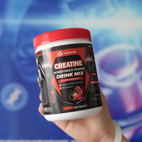 Creatina de Fresa en Polvo al por Mayor, Superalimento para la Vitalidad Muscular, Micronizada para Estilos de Vida Activos, Personalizable, OEM, Listo para Fabricar