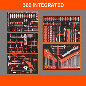 7 ngăn kéo công cụ Tủ xe đẩy với các công cụ và bên khay công cụ Tủ Xe đẩy cho nhà để xe hội thảo - Product Image 2