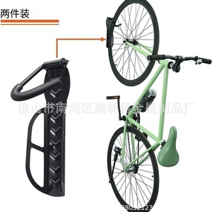 Soporte de pared para almacenamiento de bicicletas, paquete de 2 ganchos para almacenamiento de bicicletas en garaje, fácil instalación - Product Image 5