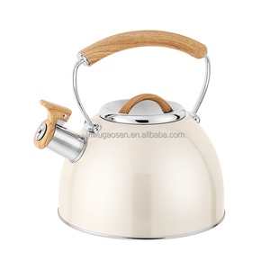 Bouilloire à poignée douce Bouilloire à thé en acier inoxydable 304 Théière en acier inoxydable Cuisinière à induction - Product Image 3