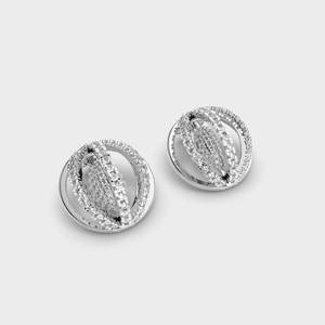 Luxury Lab Grown Diamond <b>Stud</b> Earrings Round Brilliant Cut 925 <b>Sterling</b> <b>Silver</b> Timeless Fine Jewelry for Women - Product Image 3