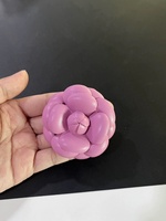 Tissu à motif de mouton chic en forme de 6.6cm Corsage complet petit camélia parfumé pince à tête pour enfants épingles fête bijoux à bricoler soi-même cadeau
