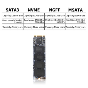 Novo Produto SSD 512GB NGFF Unidade de Estado Sólido Disco Rígido 500MB/s 480MB/s 6GB/s 512GB SSD com Chave de Fenda e Parafusos Grátis Pacote Grátis - Product Image 2