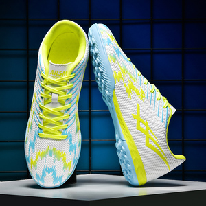 <span class=keywords><strong>Scarpe</strong></span> <span class=keywords><strong>da</strong></span> Calcio Personalizzate OEM con Logo, Traspiranti, in Gomma, <span class=keywords><strong>per</strong></span> Allenamento all'Aperto, <span class=keywords><strong>Scarpe</strong></span> <span class=keywords><strong>da</strong></span> Calcio <span class=keywords><strong>per</strong></span> Bambini - Product Image 5