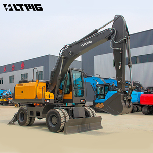 Excavadora de Ruedas de 10-13 Toneladas y 15 Toneladas con Cabina Cerrada y Aire Acondicionado para Construcción, con Motor, Bomba y Caja de Cambios Confiables - Product Image 3