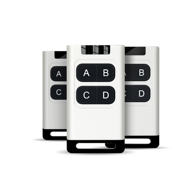 DC 12V 4 Buttons 315/433MHz Duplicator Universal Garage Electric Door Lock RF Wireless Remote Control