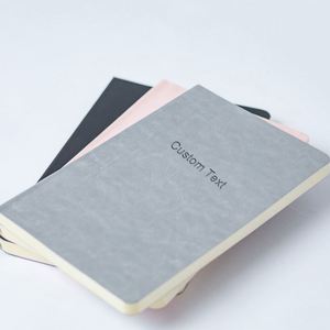 High-End Multi-color Custom PU Leather Softcover A5 <b>Notebook</b> Agenda Planner Personalized <b>Lined</b> Inner Pages Logo Printing 100 - Product Image 1