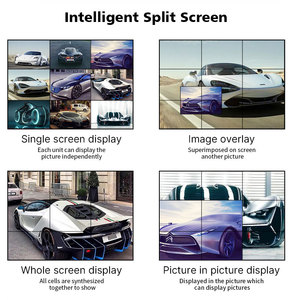 การแสดงวิดีโอบนผนังสำหรับภาพและวิดีโอบนผนังวิดีโอขอบแคบ55นิ้ว - Product Image 2