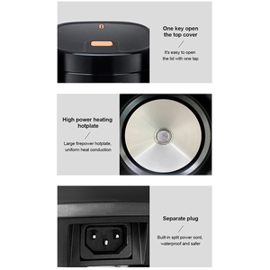 TK-108 đa chức năng thông minh Nồi cơm điện 5 lít bạc Crest mới Nồi cơm điện với nồi hấp - Product Image 5