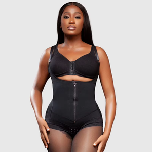 <span class=keywords><strong>Faja</strong></span> colombiana <span class=keywords><strong>reductora</strong></span> de cuerpo completo con control de abdomen y efecto reloj de arena, cinturón adelgazante para vientre plano y entrenador de cintura y glúteos - Product Image 1