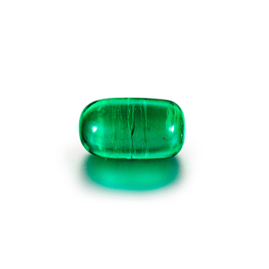 Cylindrical Lab <strong>Emerald</strong> Verdant Green Synthetic <strong>Rough</strong> Pills Shape Colombian <strong>Emerald</strong> <strong>Beads</strong> Factory Wholesale - Product Image 1