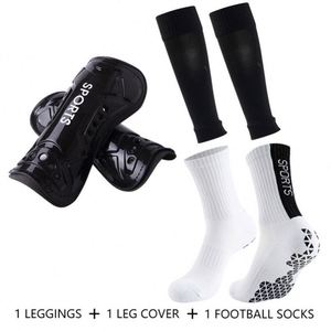 Chaussettes de football antidérapantes épaissies en tissu éponge avec couvre-jambes et protège-mollets divins - Product Image 3