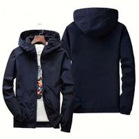 Veste de sport imperméable coupe-vent, vestes personnalisées pour hommes J0156
