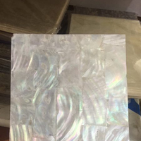 140*240*0.3mm travaux manuels Super mince nacre blanc carreaux de papier coquille de mer