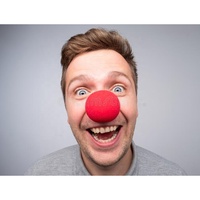 Nouveauté classique Clown nez jouet cadeau ensemble avec Easy Clip Style EN71 & BSCI conforme personnage astuces