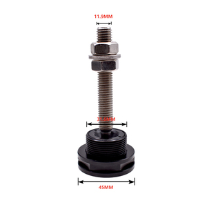 Juego de pasadores de aro de aluminio forjado para coche, botón de presión negro, enganche de bloqueo, pasadores rápidos, capó de 100 mm - Product Image 6
