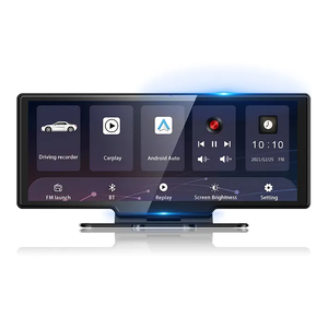 10.26 인치 무선 및 와이어 carplay 안드로이드 자동 BT FM WIFI 앱 제어 대시 보드 듀얼 렌즈 4K 듀얼 대시 캠 자동차 <span class=keywords><strong>DVR</strong></span> - Product Image 6