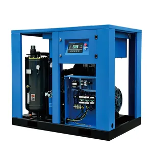 Compressor de ar de parafuso rotativo trifásico de acionamento direto tipo parafuso 100hp 65L capacidade de óleo 75kw