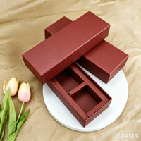 Boîtes d'emballage et coffrets cadeaux de luxe pour biscuits au chocolat de Noël imprimés sur mesure, avec impression de logo de marque en option
