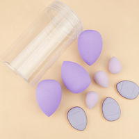 Ensemble de 9 éponges de maquillage pour fond de teint, mini éponges Beauty Blenders, utilisation humide et sèche, outils de maquillage de haute qualité, beauté du visage