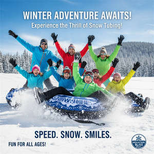 <b>Snow</b> <b>Sled</b> for Adults Kids 600D Waterproof Oxford Cloth - Product Image 2