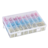 Kit de 240 terminaux thermorétractables étanches avec gaine thermorétractable, emballage en boîte plastique, fabriqué en Chine