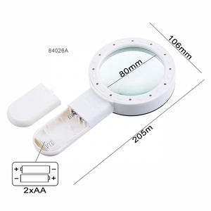 <span class=keywords><strong>Loupe</strong></span> avec lumière, grande <span class=keywords><strong>loupe</strong></span> portable 30X <span class=keywords><strong>loupe</strong></span> éclairée 12 LED pour la <span class=keywords><strong>lecture</strong></span> des personnes âgées - Product Image 2