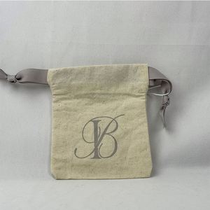 Fashion Cotton <b>Drawstring</b> Bag Portable Canvas <b>Pouch</b> Bag Breathable Biodegradable <b>Drawstring</b> Bag - Product Image 5