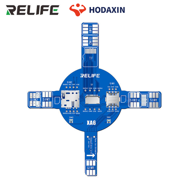 RELIFE XA6 SIM Signal Test Board Multifunctional Integrated Tester Supporting SIM TFand NM Cards Comprehensive Series Detection