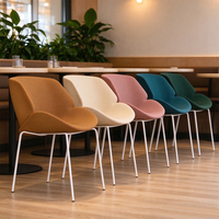 Chaise de bureau minimaliste pour salles d'accueil, salles de réunion, salles d'attente et postes de travail à domicile